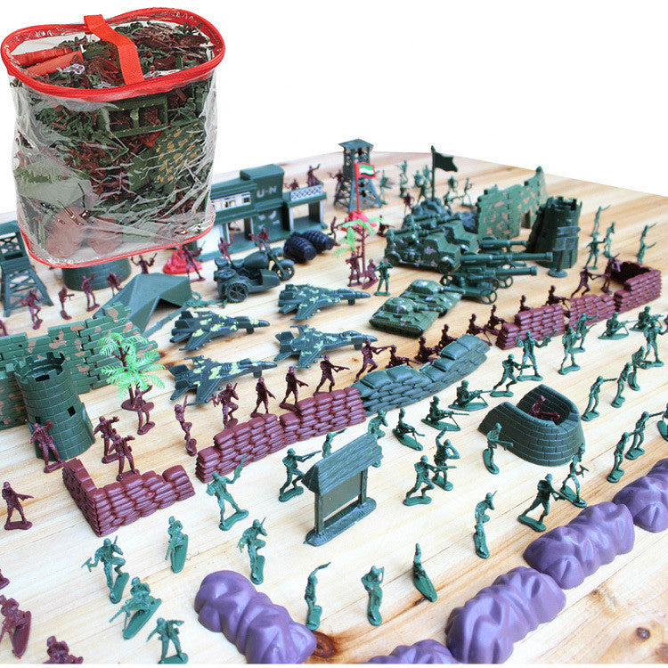 Ensemble de modèles de petits soldats, 500 pièces, jouets pour enfants de 4Cm