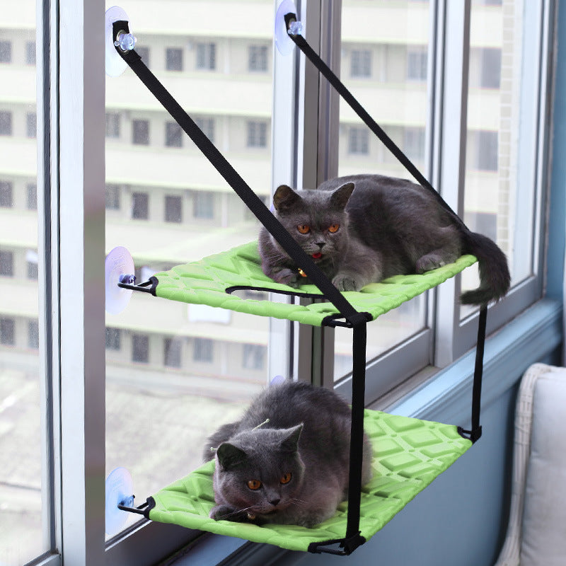 Hamac pour chat, siège de repos de fenêtre, perchoir, lit pour chats d'intérieur qui dorment
