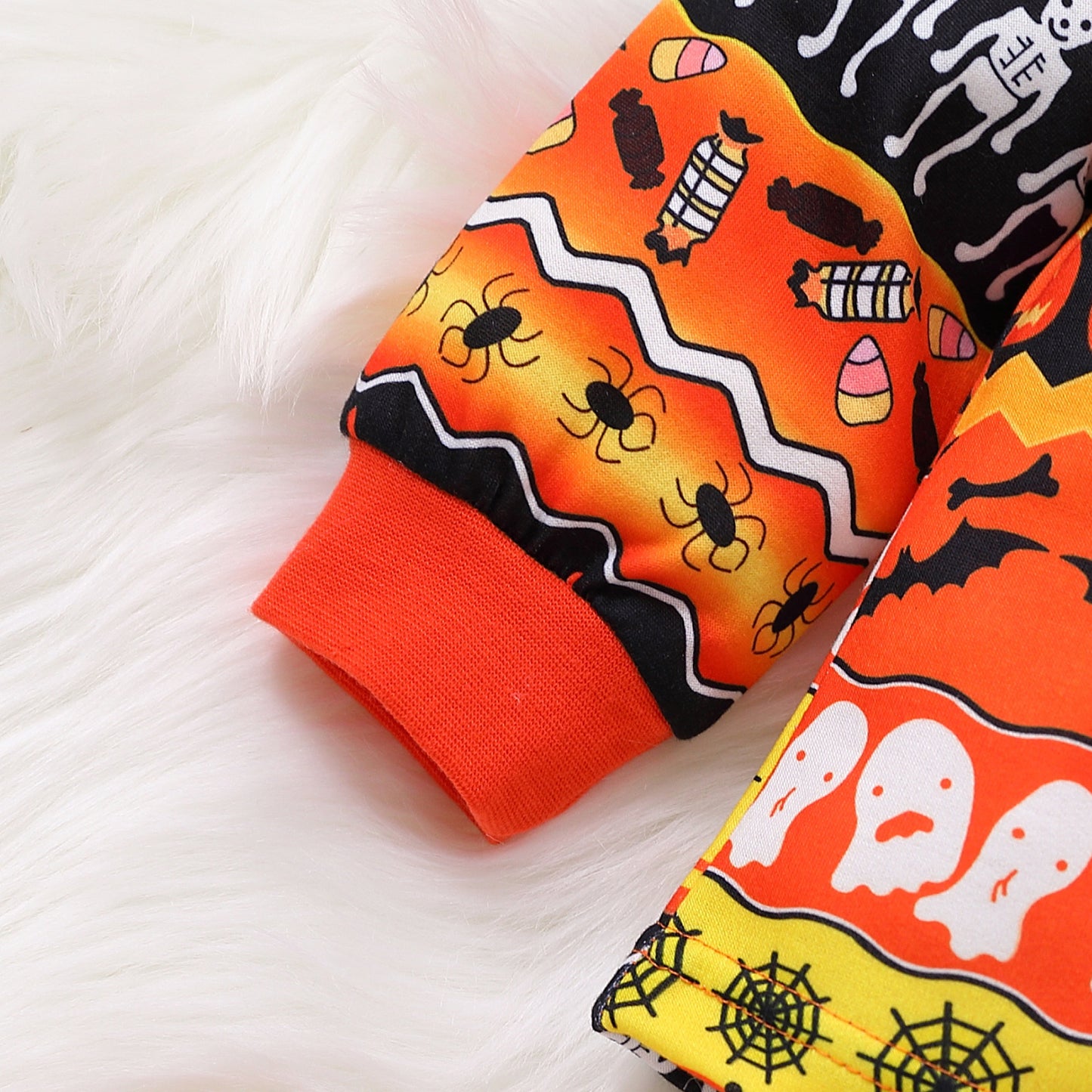 Conjunto de Halloween para niños con estampado lindo y creativo