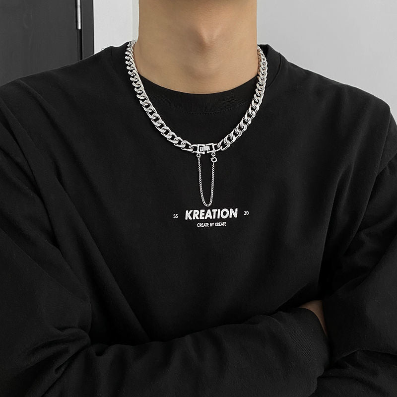 Collier cubain de Style européen et américain pour femmes, style Hip Hop