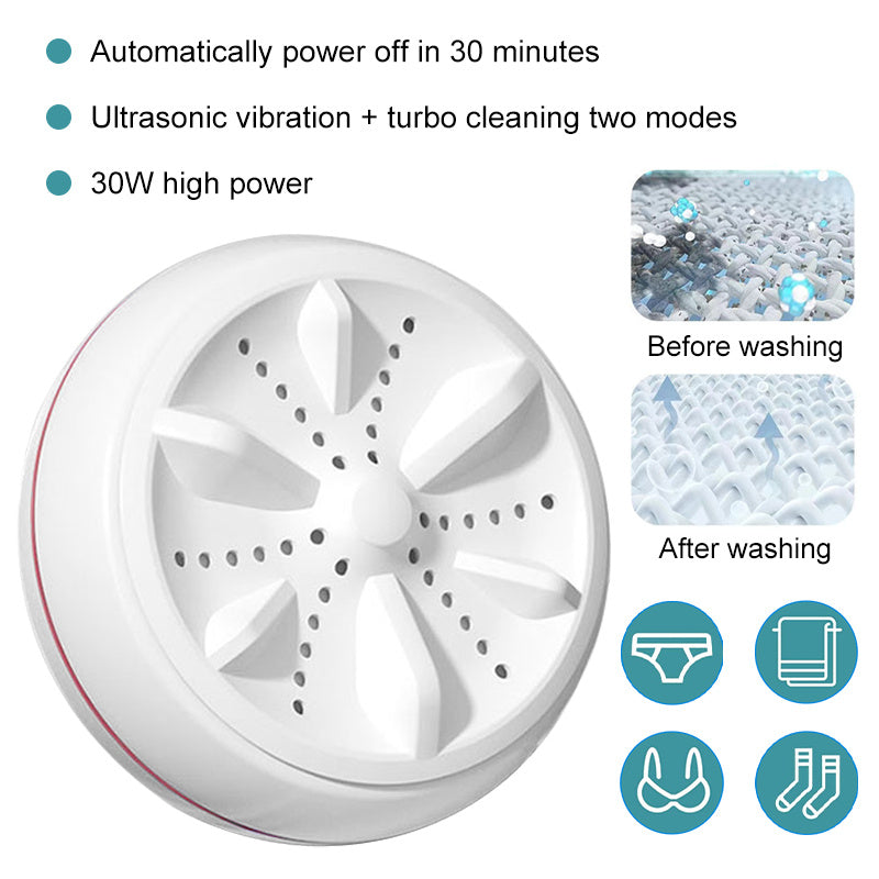 Mini machine à laver portative à turbine