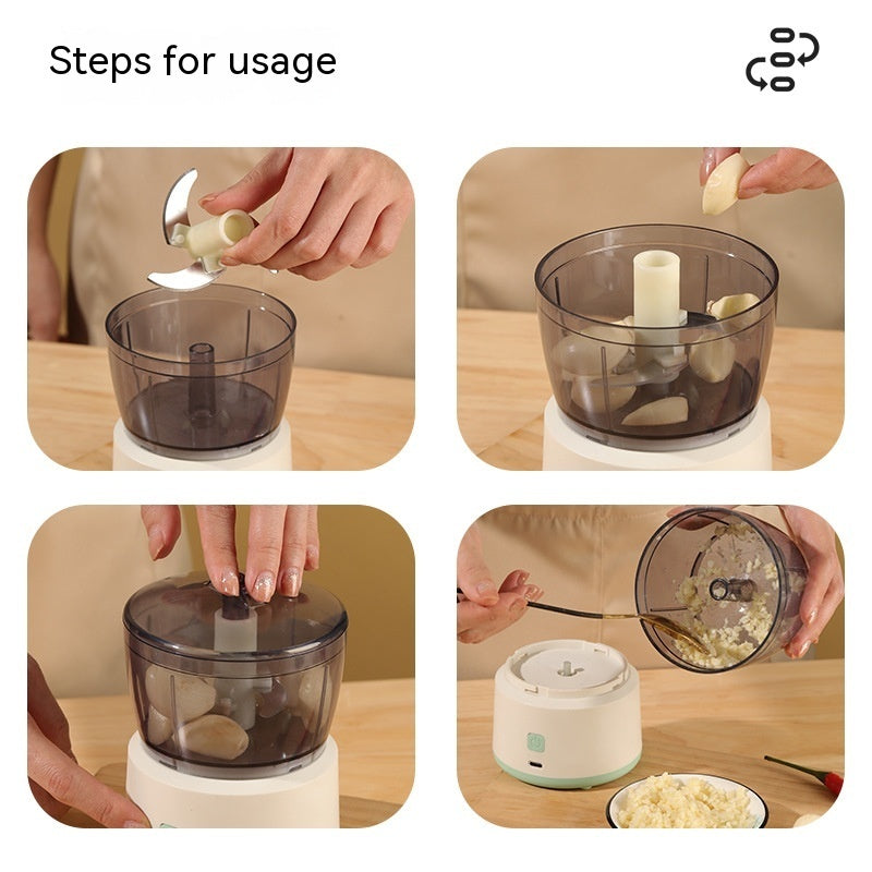 Mini hachoir à viande électrique domestique, petit mélangeur, Machine de hachage, remplissage automatique multifonction, Machine de cuisson intelligente
