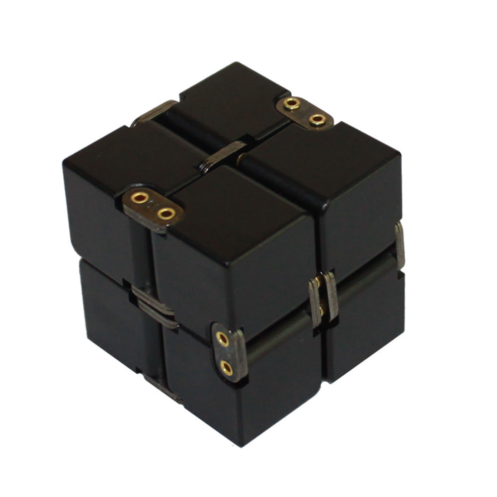 Jouet anti-Stress Cube infini en métal de qualité supérieure, décompresse Portable, jouets relaxants pour enfants et adultes