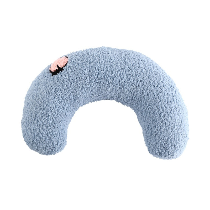 Oreiller en peluche pour chien et chat, oreiller en forme de lune endormie, petit chien