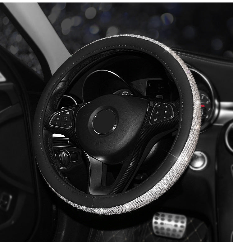 Couvre volant en strass