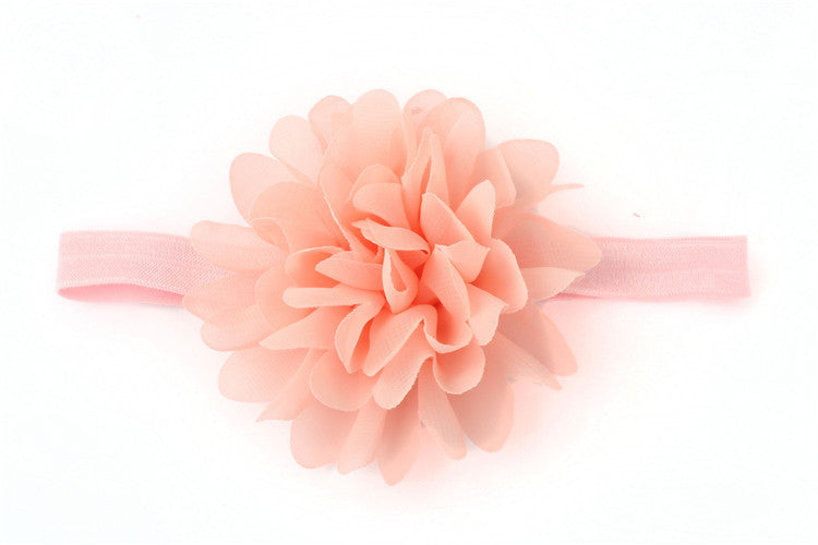 Handmade chiffon flower