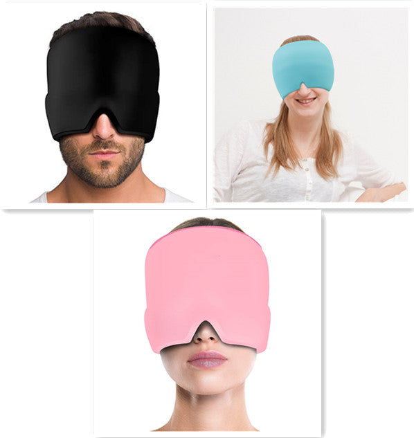 Mascarilla para ojos en gel para aliviar el dolor de cabeza