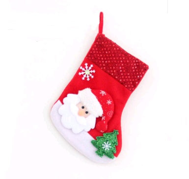 Decoraciones navideñas Calcetines de Papá Noel Colgante para árbol de Navidad Calcetines de Navidad Bolsa de regalo Bolsa de Navidad