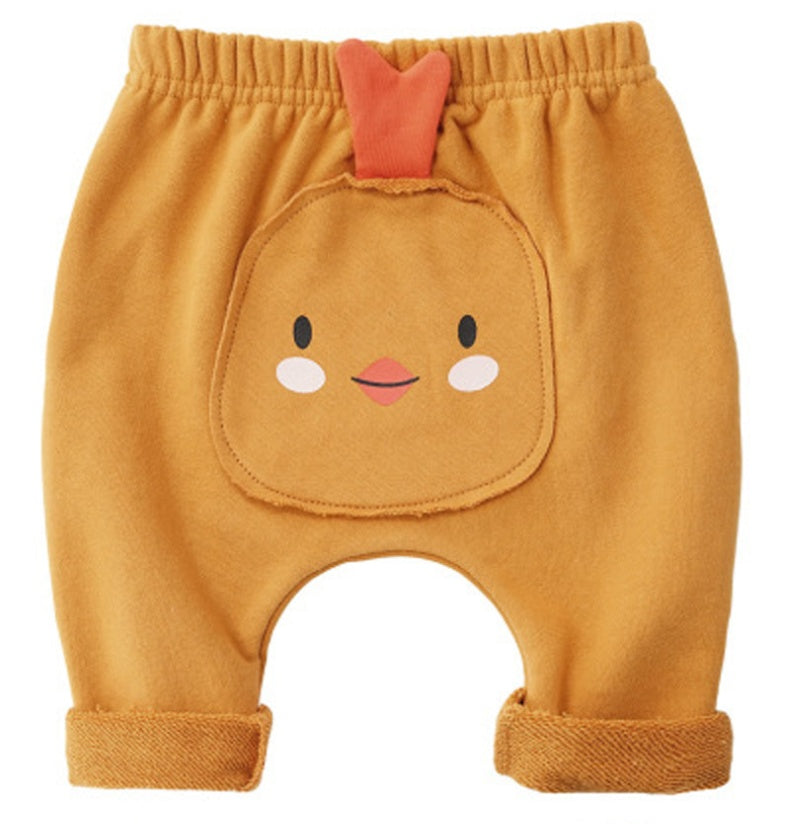 Pantalon bébé patch dessin animé 