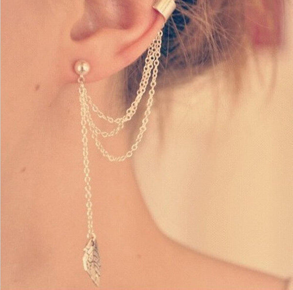 Ensemble créatif simple de cinq clips d'oreille non percés