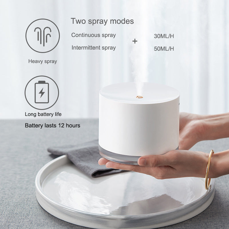 Humidificador de aire inalámbrico, difusor portátil USB, humidificadores ultrasónicos para el hogar