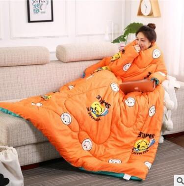 Couette d'hiver paresseuse avec manches