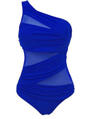 Bañador de talla grande para mujer.