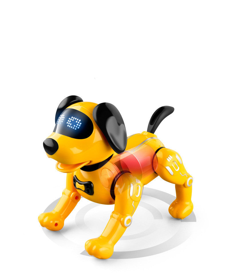 Chien robot intelligent tactile de chargement en plastique