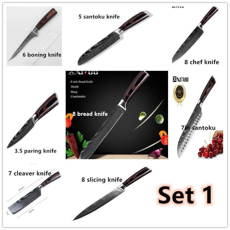 Ensemble spécial menuisier ensemble 6 pièces ensemble 8 pièces couteau couteau de Chef couteau de cuisine couteau de cuisine