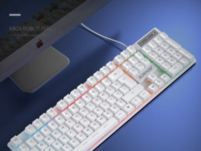 Wired keyboard manipulator feel desktop computer ASUS Lenovo typing game