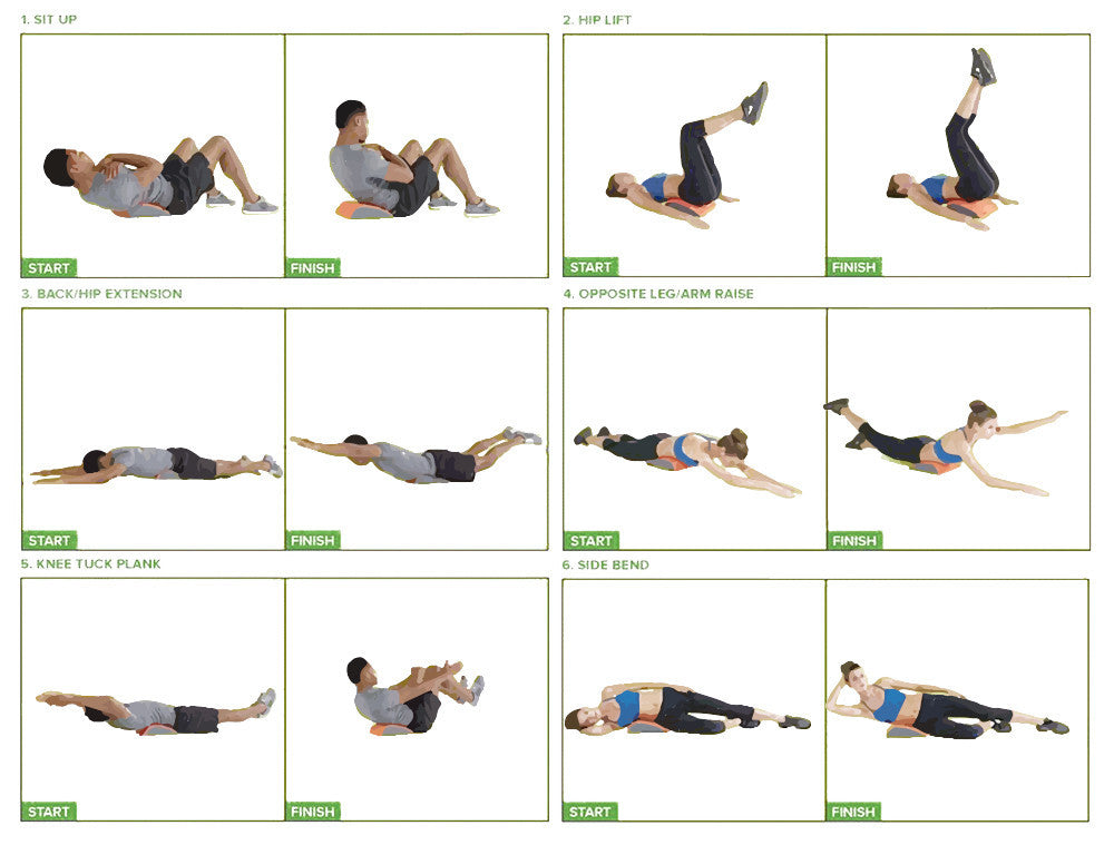Estera de yoga con almohadilla para la cintura trasera en forma de gota