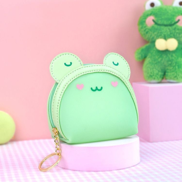 Porte-monnaie animal mignon de couleur gelée de dessin animé