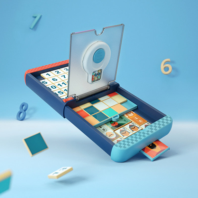 Puzzle numérique trois royaumes Huarong Road, jouet pour enfants