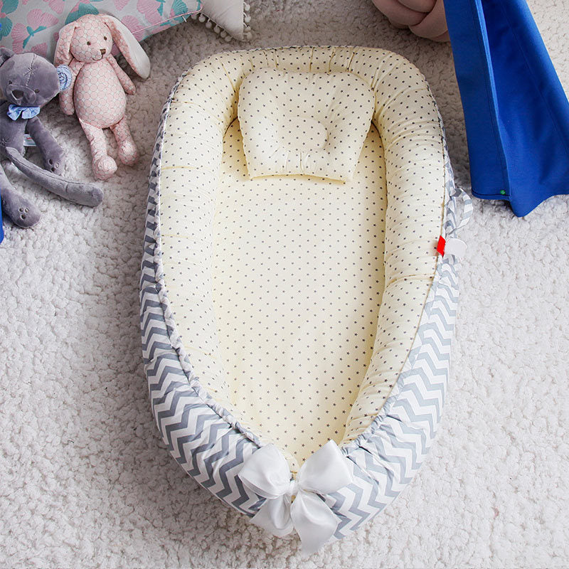 Cama de cuna de algodón