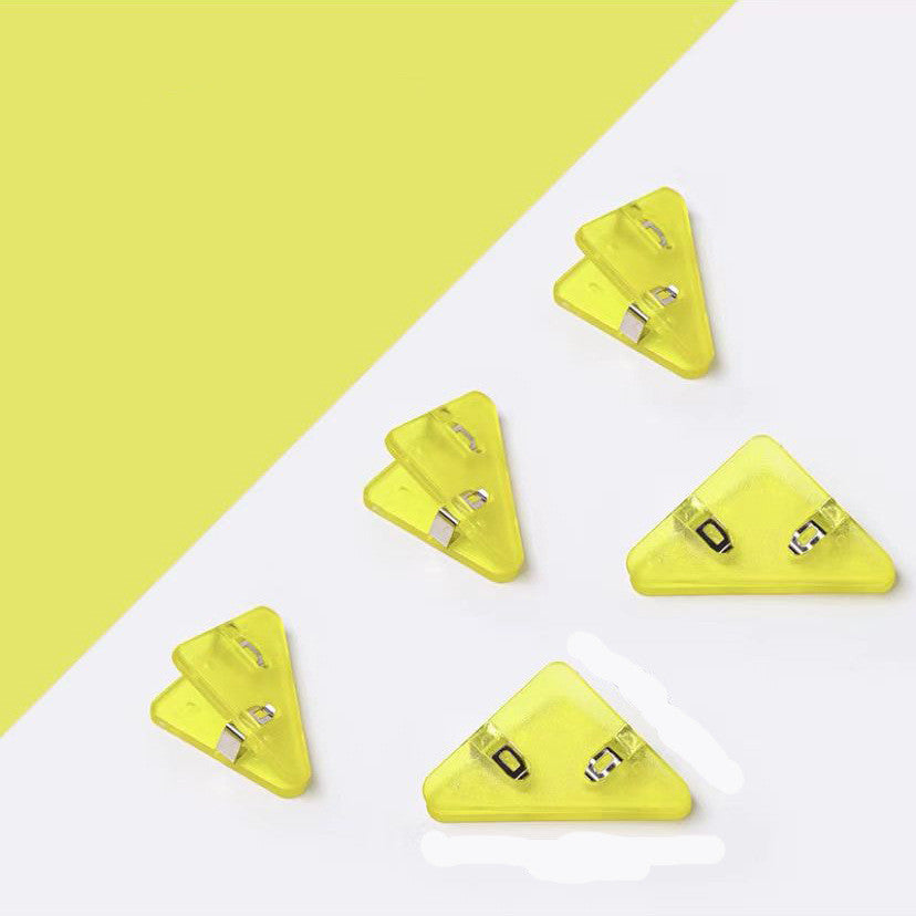 Clip de esquina de almacenamiento de archivos para estudiantes Ins