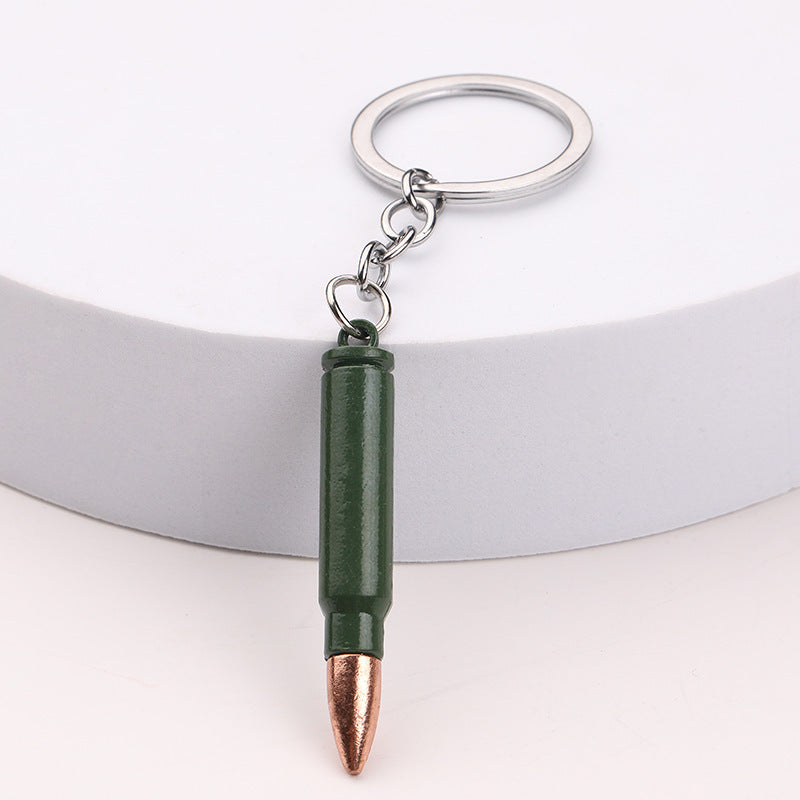 Pendentif porte-clés en métal modèle Bullet