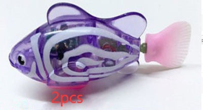 Jouet d'eau de poisson électrique interactif pour chat, pour jeu d'intérieur, Robot de natation, jouets de poisson pour chat, chien, animal de compagnie, bébé nageur, jouets de bain Robofish