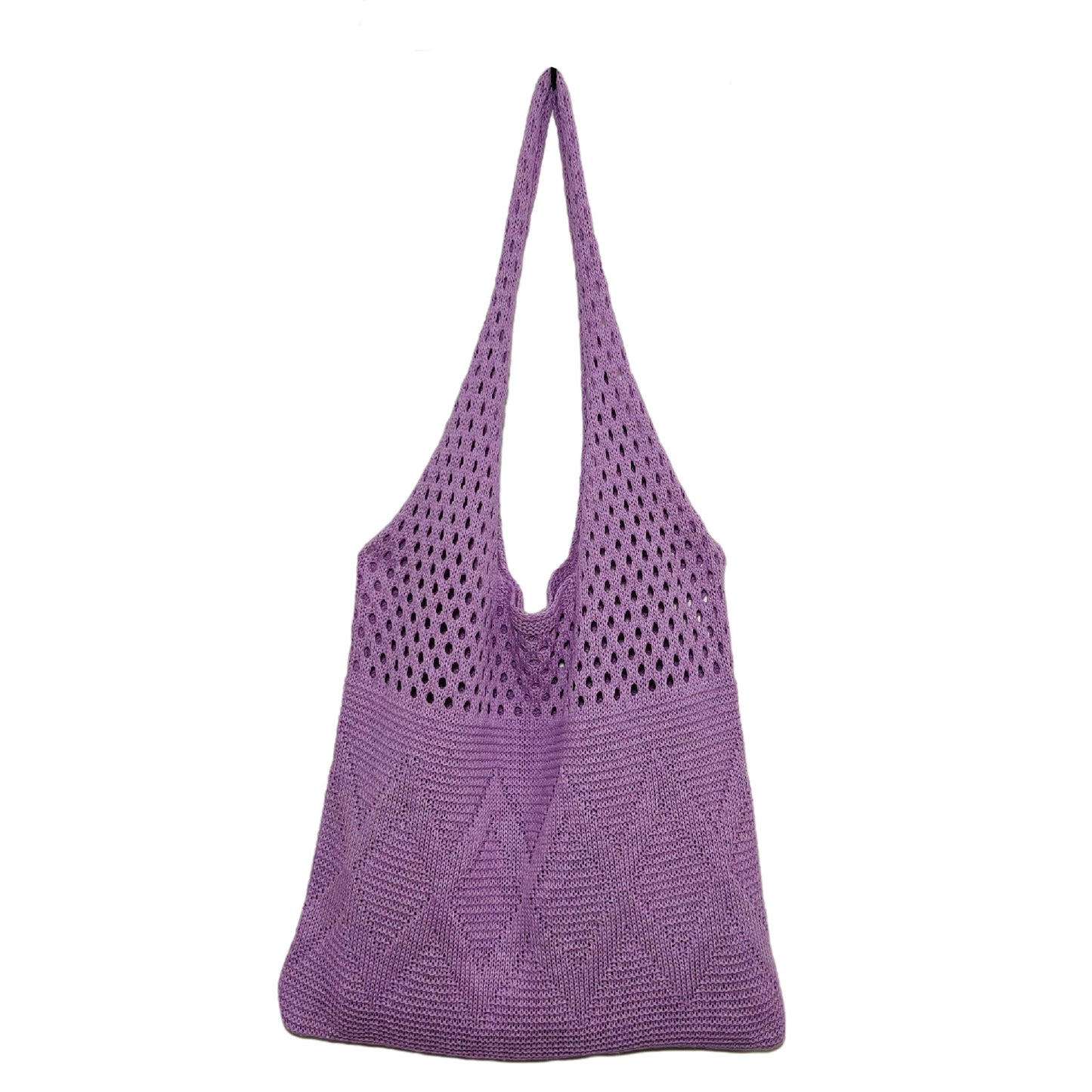Sac tricoté sac à bandoulière grande capacité fourre-tout Vintage