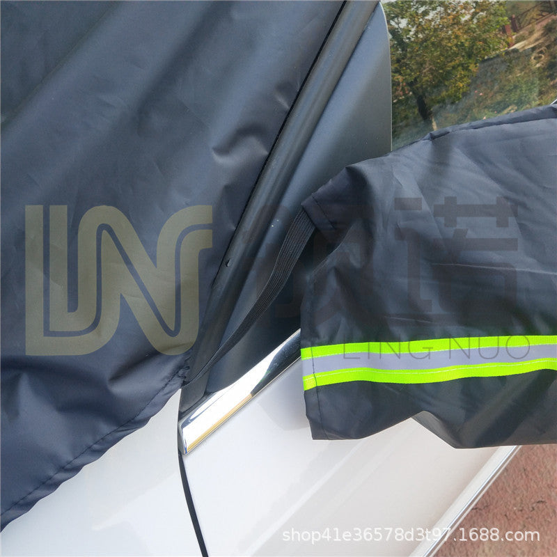 Protector de nieve magnético para coche.