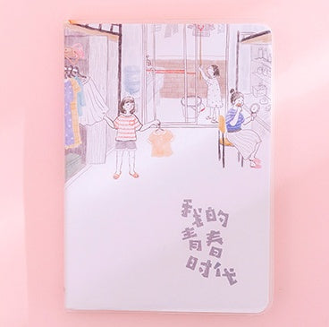 Color page button notebook