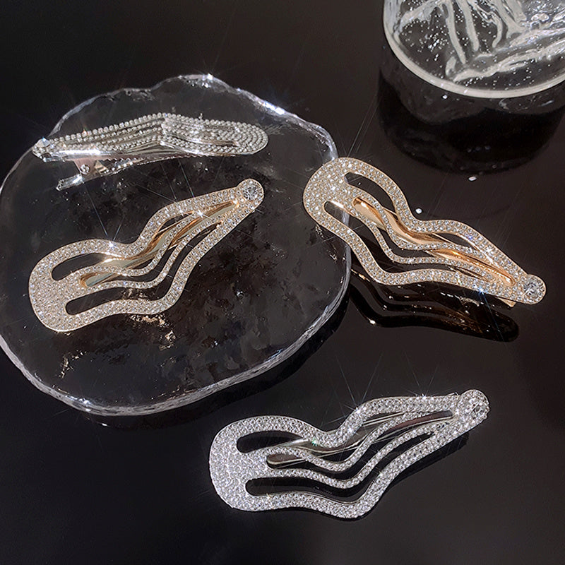 Líneas irregulares Bang Sweet Cool Clip lateral de diamante completo