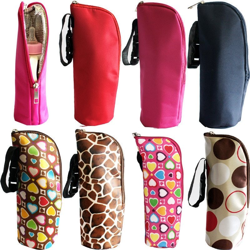 Huit couleurs peuvent être utilisées pour accrocher bébé poussette bébé sac de bouteille isolé Version coréenne du sac de bouteille de lait isolé