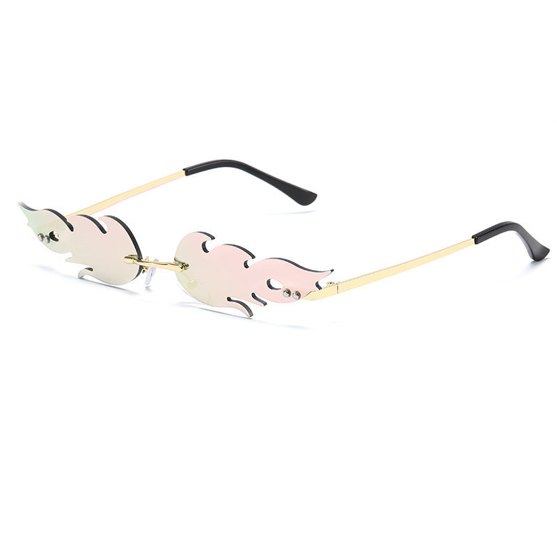 Gafas de sol metalizadas llamas