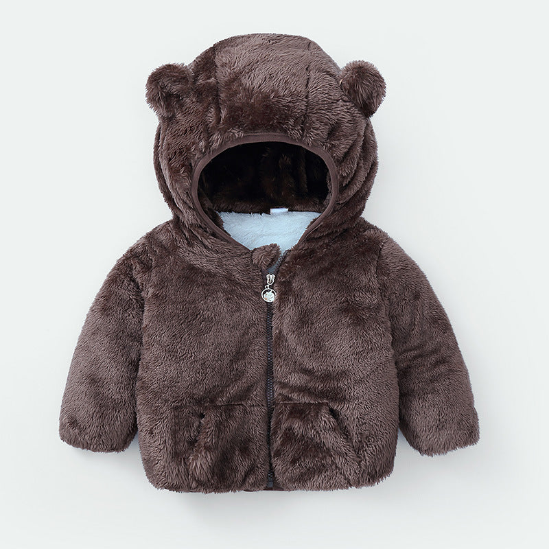 Nouvelle veste d'hiver rembourrée pour bébé, veste en coton