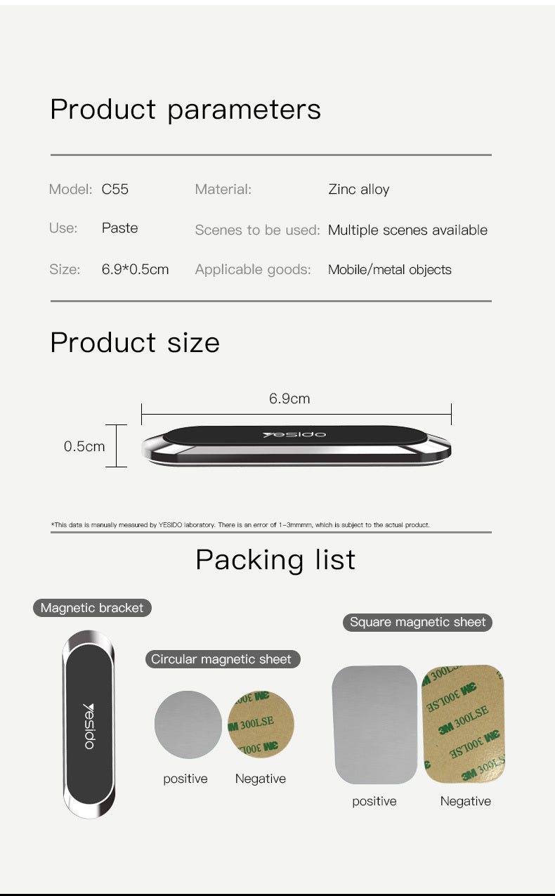 Support de téléphone magnétique