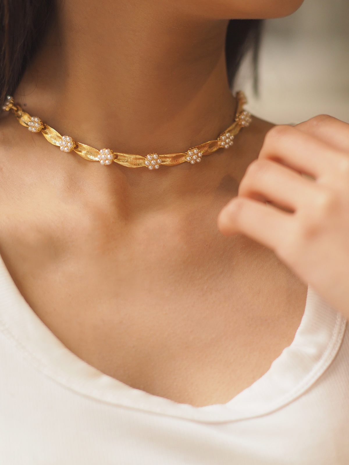 Collier Anniversaire Ruban Moyen Ancien