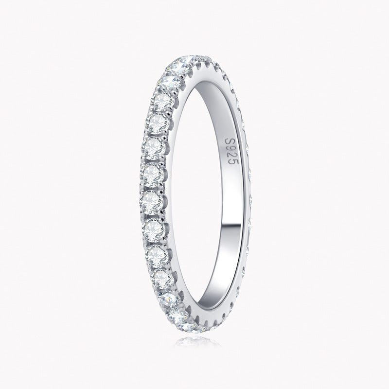 Women's Fashion Sterling Silver All-Match Ring