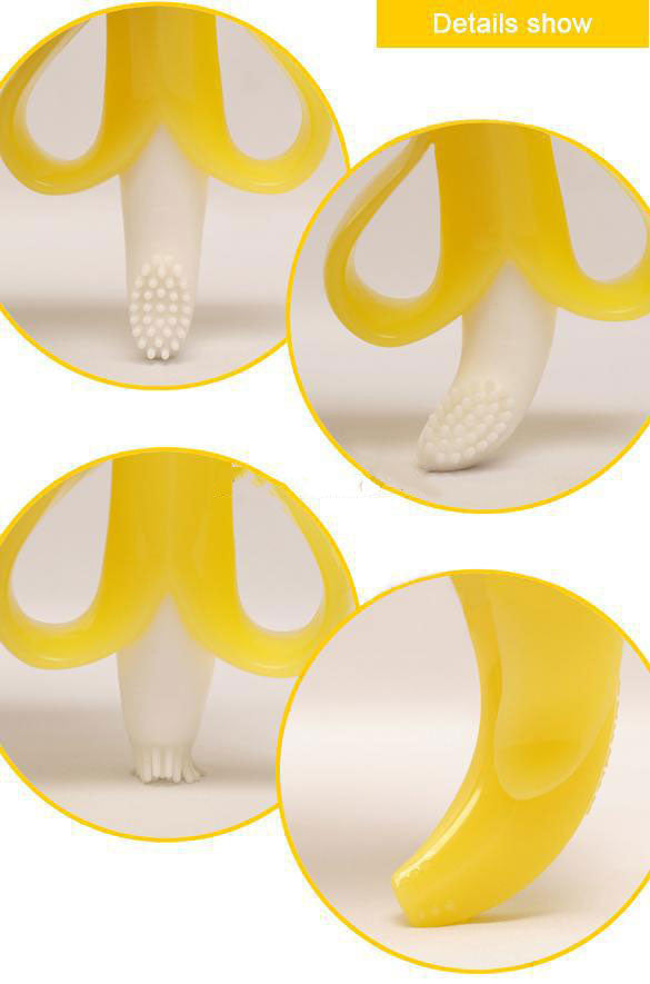 Jouet de dentition en silicone Bebe banane