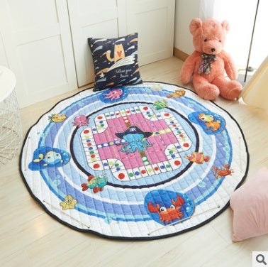Tapis de rangement pour voiture en coton, modèles d'explosion Ins, tapis de rangement pour jouets, sortie ronde, tapis d'escalade pour enfants, sac de rangement