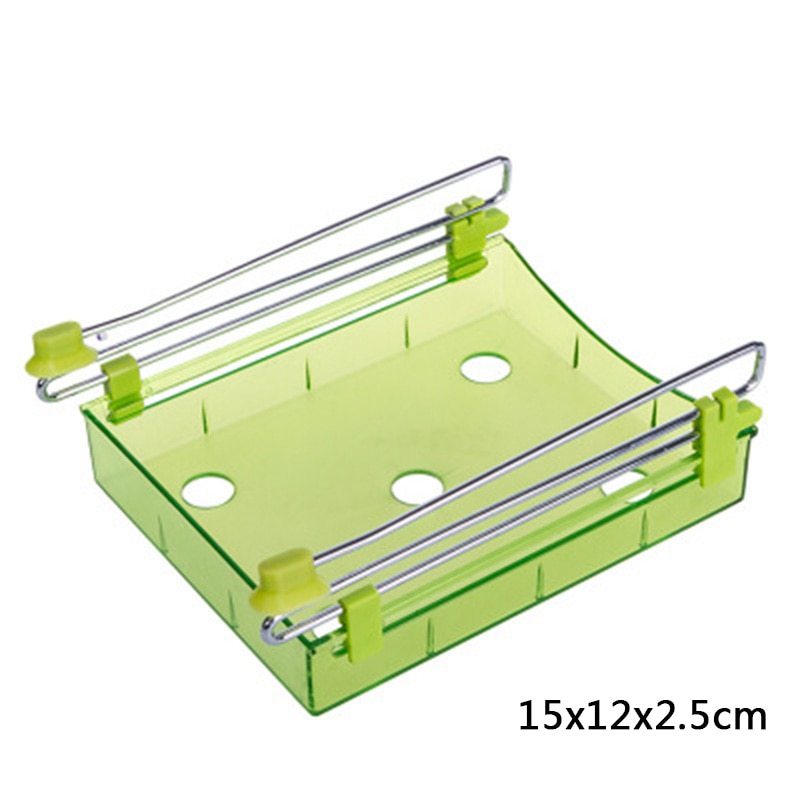 Support de rangement suspendu en plastique pour réfrigérateur, planches de rangement, fournitures de cuisine