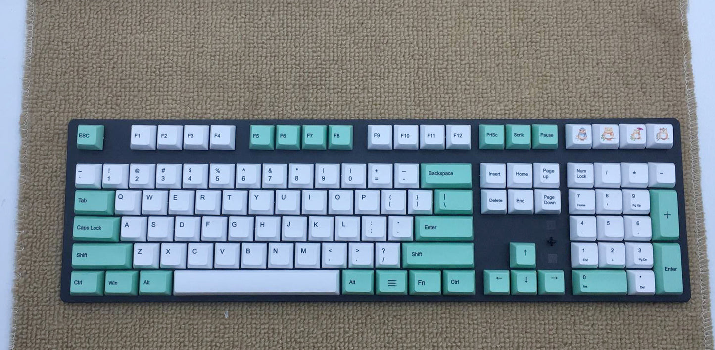 Tecla de sublimación de calor japonesa, rusa y coreana