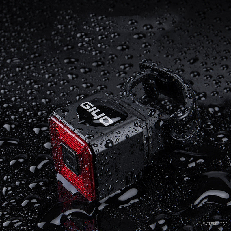 Luz trasera deslumbrante de carga de freno inteligente de bicicleta GIYO