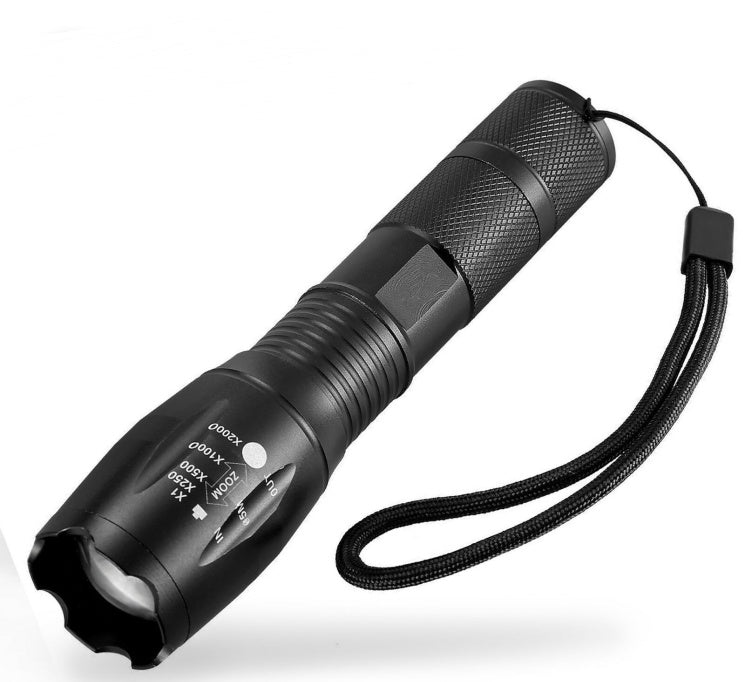 Mini lampe de poche Portable LED ZOOM torche chasse lampe de poche Zoomable lampe torche