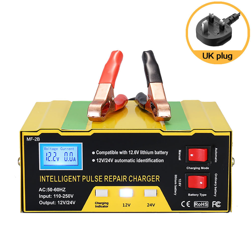 Car Battery Charger 12v24v Pure Copper Intelligent Pulse Repair