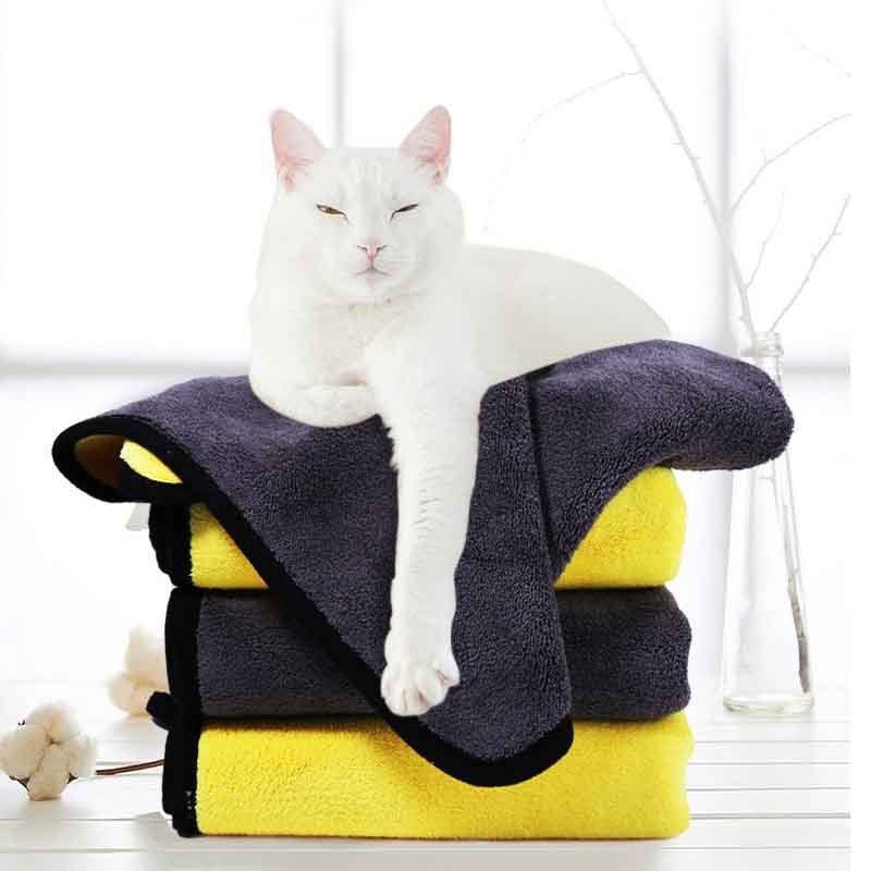 Serviette absorbante pour animaux de compagnie