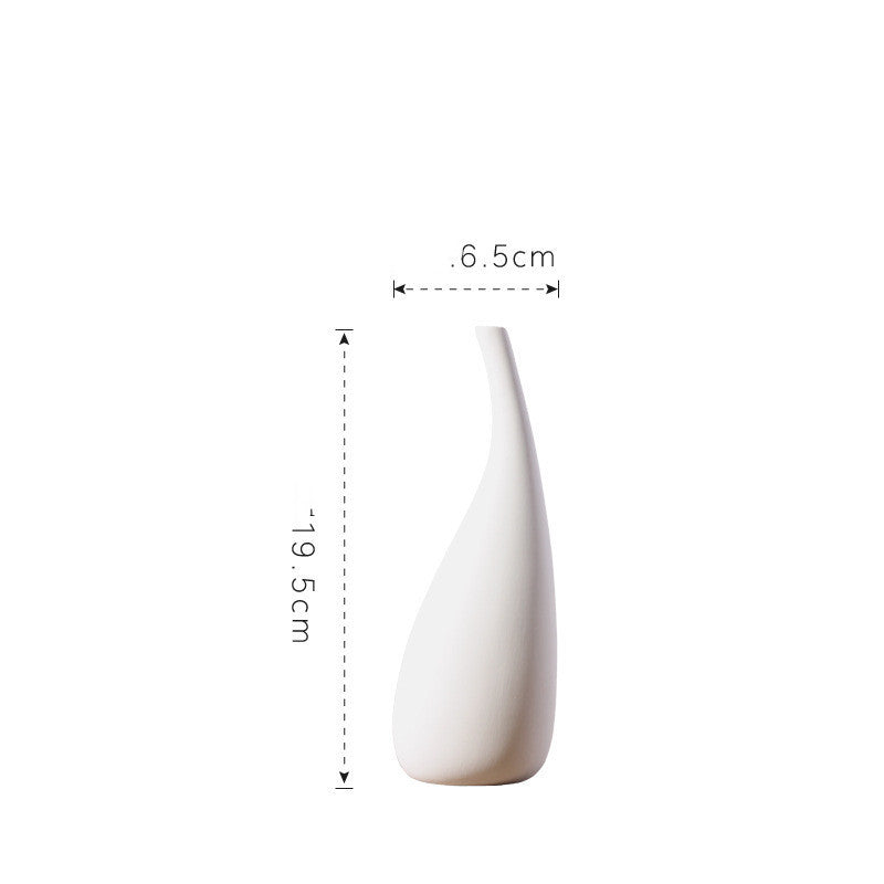 Ornements de vase en céramique goutte d'eau
