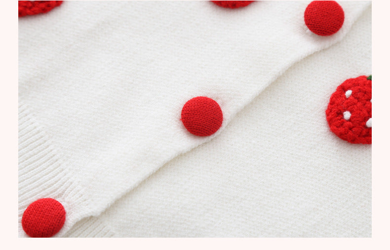 Robe pull deux pièces en laine de vison pour bébé fille