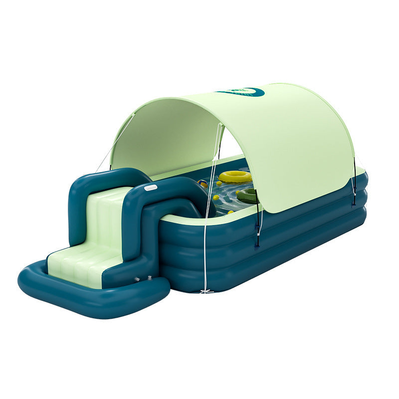 Piscine gonflable automatique pour enfants ombre piscine pour bébé seau de natation piscine pliante pataugeoire piscine à balles gonflable