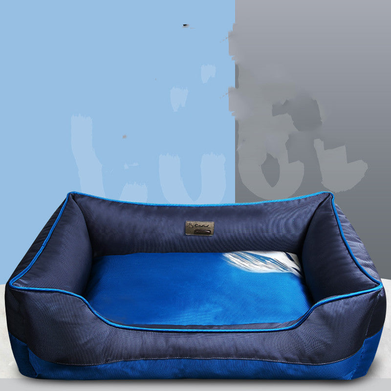 Cama para mascotas tipo caseta para perros