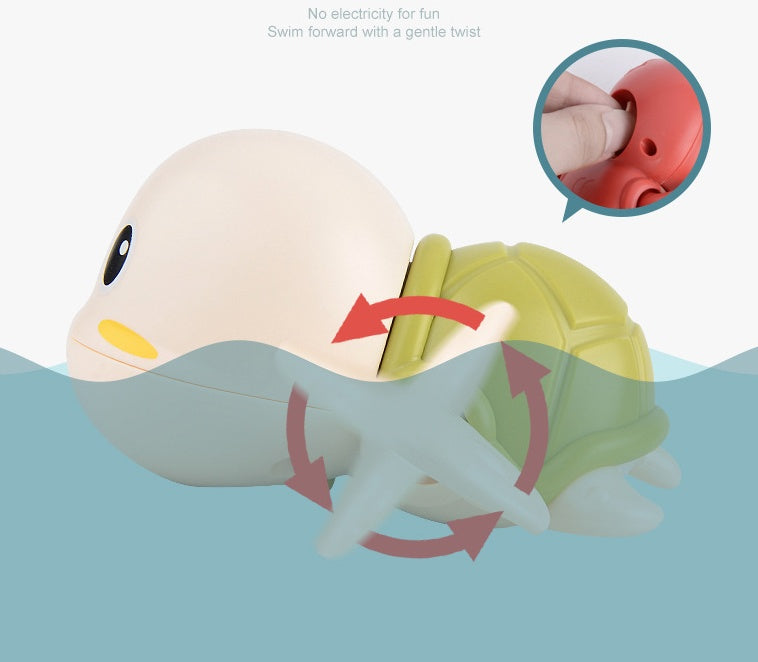 Mécanisme, natation, bébé tortue